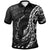 New Caledonia Polo Shirt Polynesian Pattern Style Unisex Black - Polynesian Pride