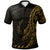 Tokelau Polo Shirt Polynesian Pattern Style Gold Color Unisex Gold - Polynesian Pride