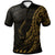 Chuuk Polo Shirt Polynesian Pattern Style Gold Color Unisex Gold - Polynesian Pride