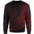 Yap Sweatshirt - Polynesian Pattern Style Red Color Unisex Red - Polynesian Pride