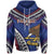 American Samoa Hoodie Fagaalu Polynesian Patterns Unisex Blue - Polynesian Pride