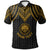 Federated States of Micronesia Custom Polo Shirt Polynesian Armor Style Gold Unisex Gold - Polynesian Pride