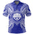 Federated States of Micronesian Polo Shirt Federated States of Micronesian Seal Map Polynesian Tattoo Blue Unisex Blue - Polynesian Pride