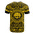 Federated States of Micronesia T Shirt FSM Coat of Arms Polynesian Gold Black - Polynesian Pride