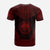 Federated States of Micronesia Custom T Shirt F S M Seal Polynesian Chief Tattoo Red Version Unisex Red - Polynesian Pride