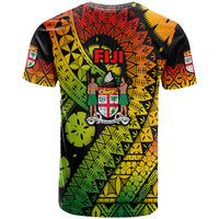 Fiji Day T Shirt Masi Kesa Reggae Style LT9 - Polynesian Pride