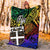 Fiji Premium Blanket - Rainbow Polynesian Pattern - Polynesian Pride