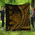 Fiji Premium Quilt - Wings Style Black - Polynesian Pride