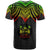 Fiji Custom T Shirt Polynesian Armor Style Reggae - Polynesian Pride