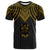 Fiji T Shirt Polynesian Armor Style Gold Unisex Art - Polynesian Pride