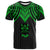 Fiji T Shirt Polynesian Armor Style Green Unisex Art - Polynesian Pride