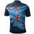 Fiji Polo Shirt Vitian Flag In Brush - Polynesian Pride