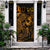 Fiji Door Cover Turtle Hibiscus Gold - Polynesian Pride