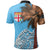 Fiji Polo Shirt Polynesian Palm Tree Flag - Polynesian Pride