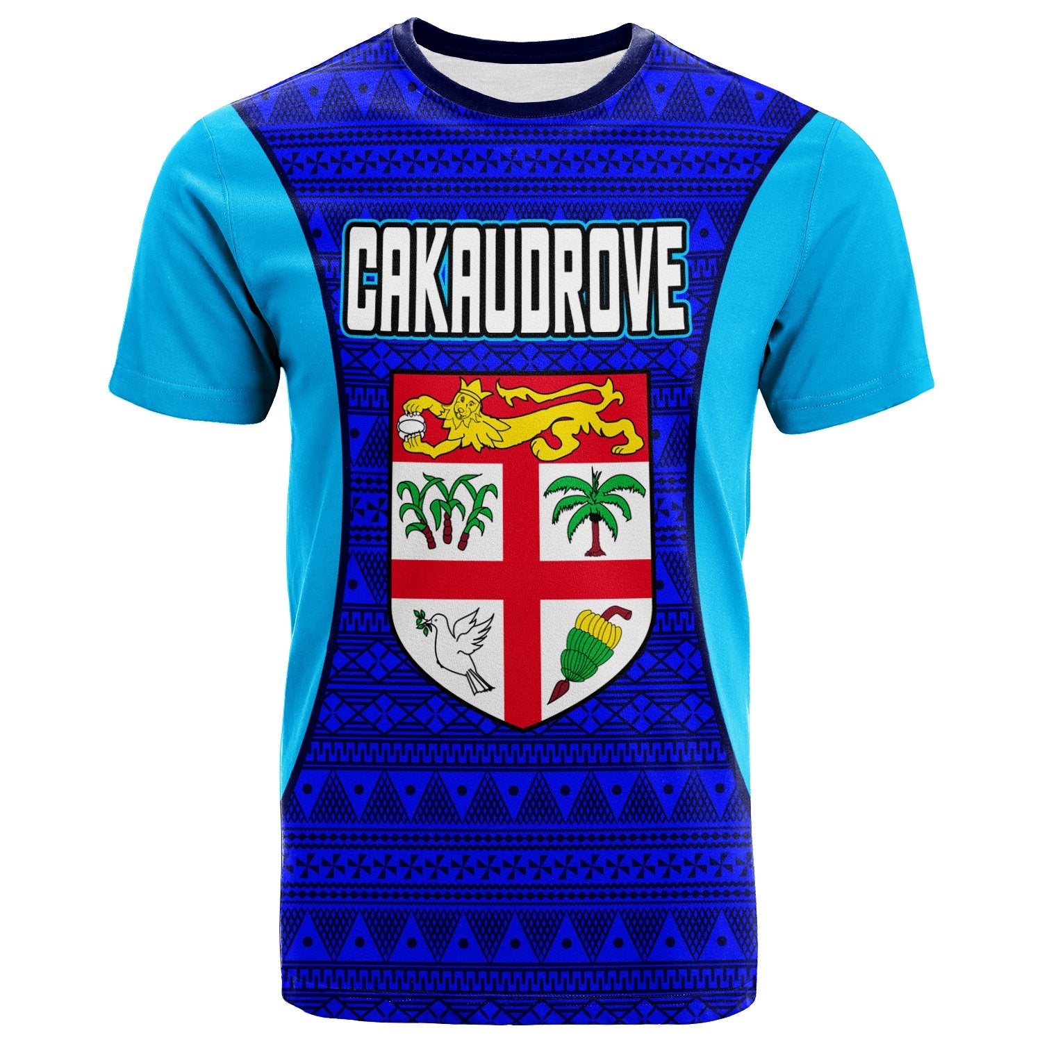 Fiji T Shirt Cakaudrove Province Unisex Blue - Polynesian Pride