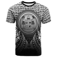 Fiji T Shirt Circle Pattern Black Unisex Black - Polynesian Pride
