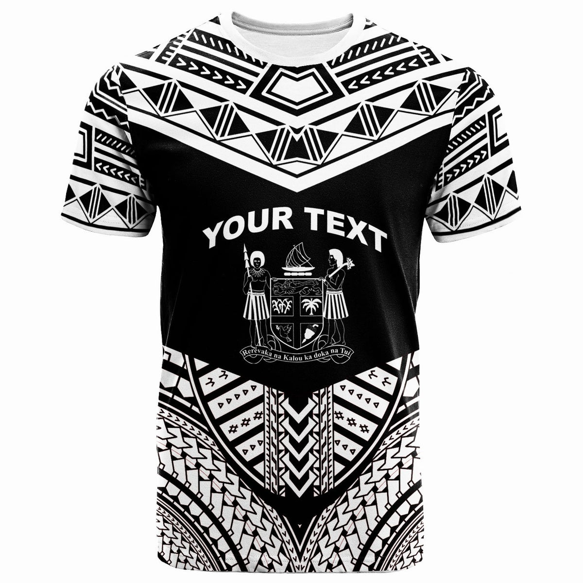 Fiji Custom T Shirt Tribal Pattern Cool Style White Color Unisex White - Polynesian Pride