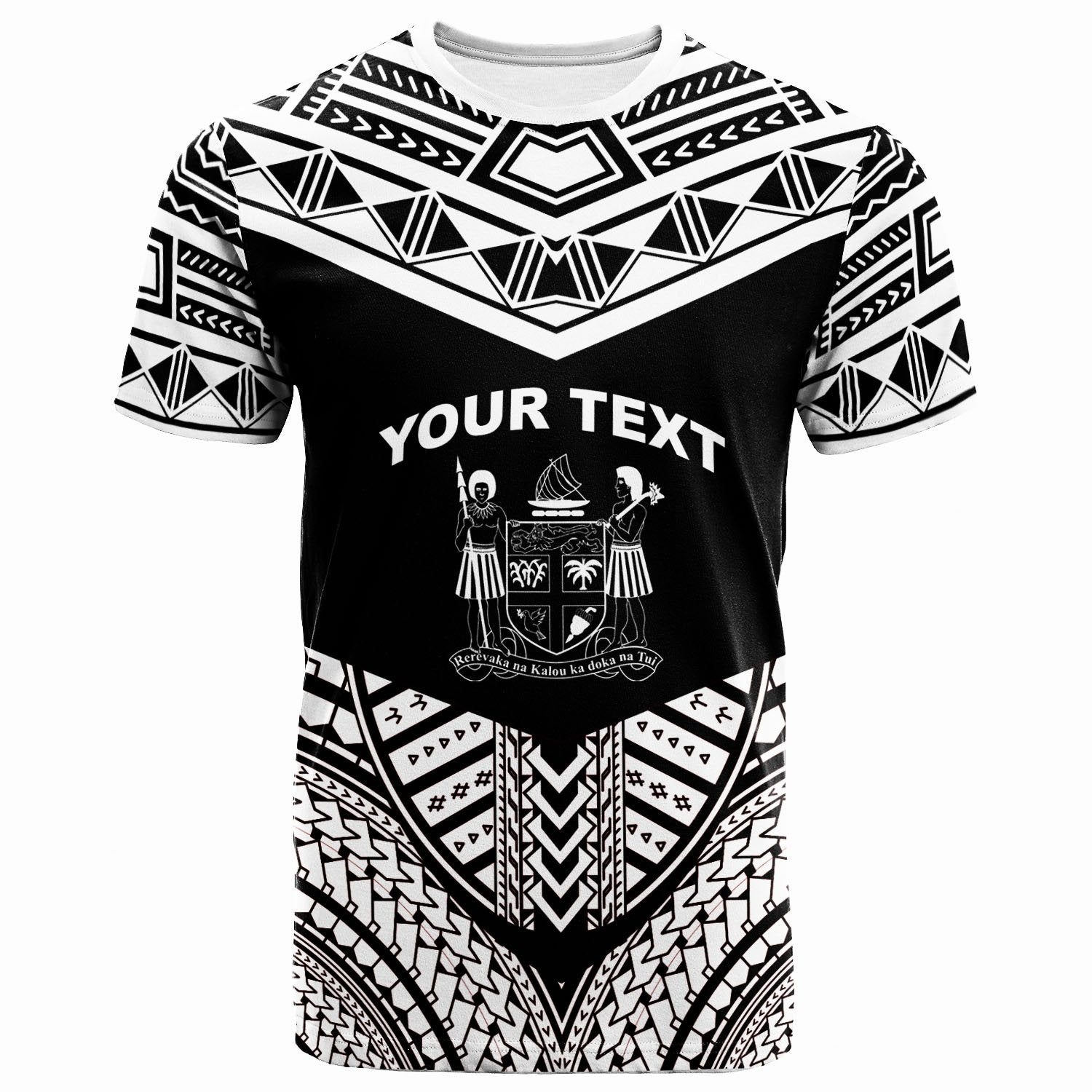 Fiji Custom T Shirt Tribal Pattern Cool Style White Color Unisex White - Polynesian Pride