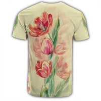 Flower Art T Shirt - Polynesian Pride