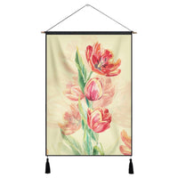 Flower Art Hanging Poster - AH Hanging Poster Cotton And Linen - Polynesian Pride
