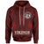 Samoa Hoodie Vikings Fagaitua High School Polynesian Patterns Unisex Red - Polynesian Pride