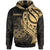 Samoa Hoodie Gold Color Polynesian Patterns Best Samoa Ever Unisex Black - Polynesian Pride