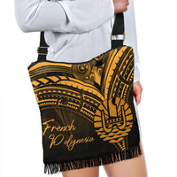 French Polynesia Boho Handbag - Gold Color Cross Style - Polynesian Pride