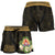 French Polynesia Women's Shorts - Polynesian Gold Patterns Collection - Polynesian Pride