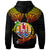 French Polynesia Custom Zip up Hoodie Lizard Good Chest - Polynesian Pride