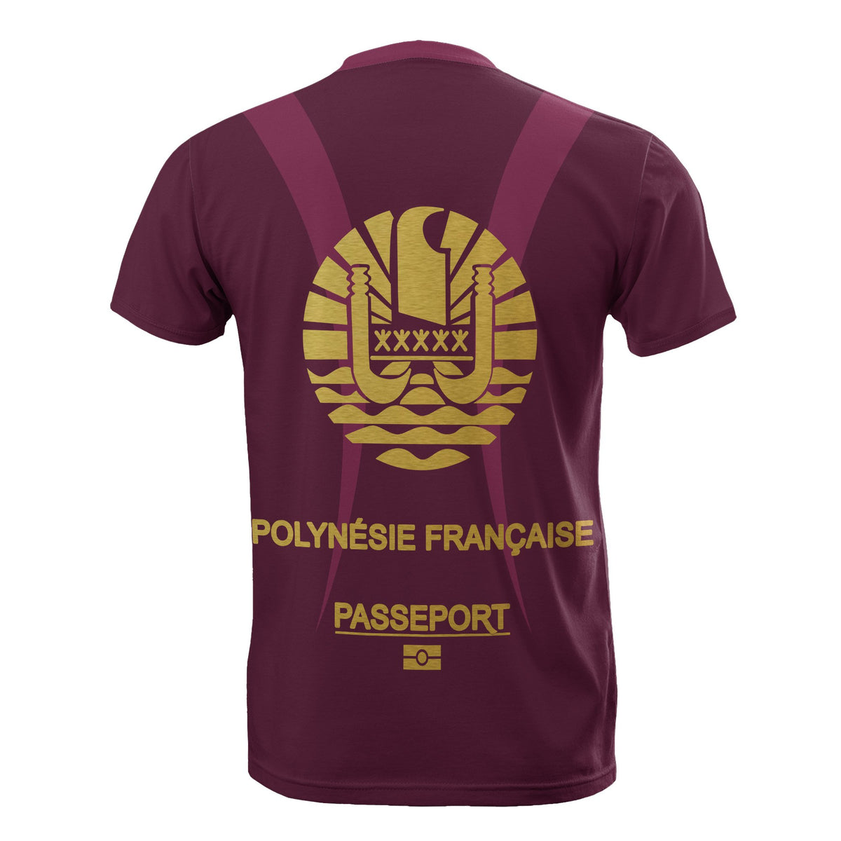 French Polynesia All Over Print T Shirt Polynesian Francaise Passeport - Polynesian Pride