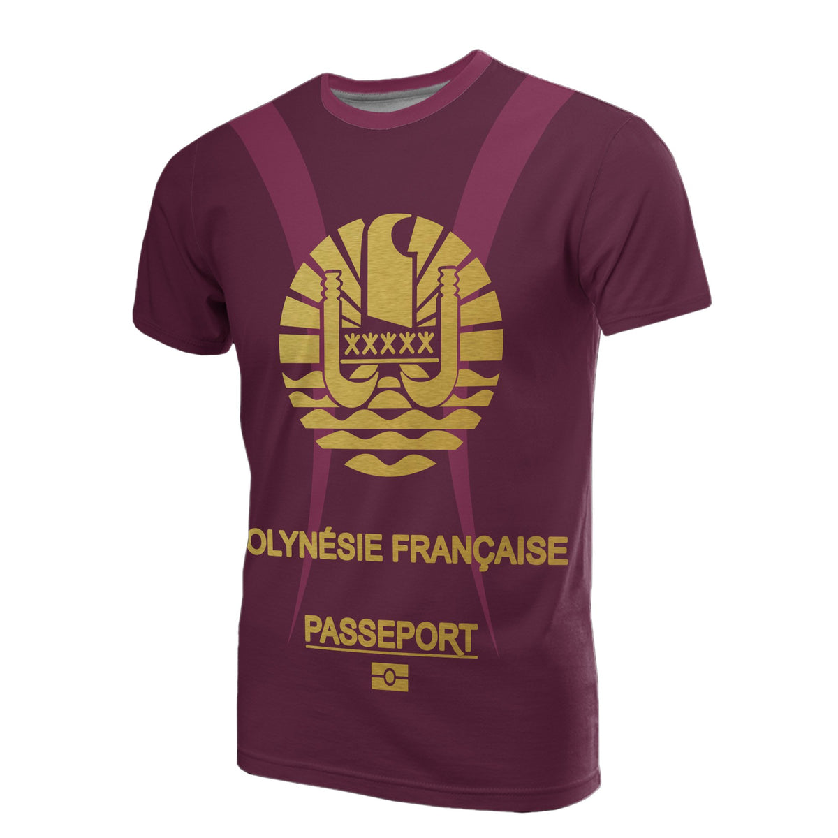 French Polynesia All Over Print T Shirt Polynesian Francaise Passeport Unisex Art - Polynesian Pride