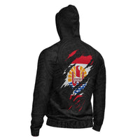 Polynesian All Over Print Hoodie French Polynesia In Me - Polynesian Pride
