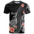 Nauru T Shirt Polynesian Hibiscus Pattern Style Unisex Black - Polynesian Pride