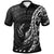 Yap Polo Shirt Polynesian Pattern Style Unisex Black - Polynesian Pride