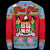 Fiji Custom Personalised Christmas Sweater - Santa Claus Polynesian Tattoo - Polynesian Pride