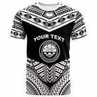 Federated States of Micronesia Custom T Shirt Tribal Pattern Cool Style White Color Unisex White - Polynesian Pride