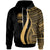Federated States of Micronesia Hoodie Gold Tentacle Tribal Pattern Unisex Gold - Polynesian Pride