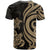 Guam Polynesian T Shirt Gold Tentacle Turtle - Polynesian Pride