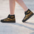 Northern Mariana Islands High Top Shoes Gold - Polynesian Tentacle Tribal Pattern - Polynesian Pride