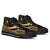 Yap Custom Personalised High Top Shoes Gold - Polynesian Tentacle Tribal Pattern - Polynesian Pride