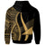 Tokelau Hoodie Gold Tentacle Tribal Pattern - Polynesian Pride