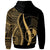 Yap Zip up Hoodie Gold Tentacle Tribal Pattern - Polynesian Pride