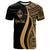 Guam Custom T Shirt Gold Polynesian Tentacle Tribal Pattern Unisex Gold - Polynesian Pride