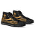 Hawaii High Top Shoes Gold - Polynesian Tentacle Tribal Pattern - Polynesian Pride