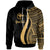 Hawaii Custom Hoodie Gold Tentacle Tribal Pattern Unisex Gold - Polynesian Pride