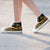 New Caledonia High Top Shoes Gold - Polynesian Tentacle Tribal Pattern Crest - Polynesian Pride