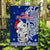 New Zealand Christmas Flag Hei Tiki Blue Pohutukawa Meri Kirihimete LT14 - Polynesian Pride