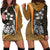 Polynesian Hawaii Hoodie Dress Gold - Turtle with Hook GOLD - Polynesian Pride