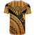 Yap T Shirt Gold Polynesian Necklace and Lauhala - Polynesian Pride