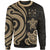 Fiji Sweater - Gold Tentacle Turtle Crest Unisex Gold - Polynesian Pride